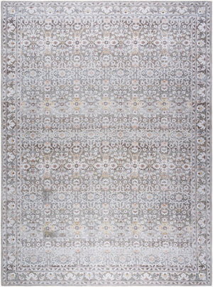 Livabliss Rainier Vintage Distressed Flatweave Polyester Area Rug for Bohemian or Transitional Rooms Olive, Cream 2' x 2'11" PNWRN2301-2211