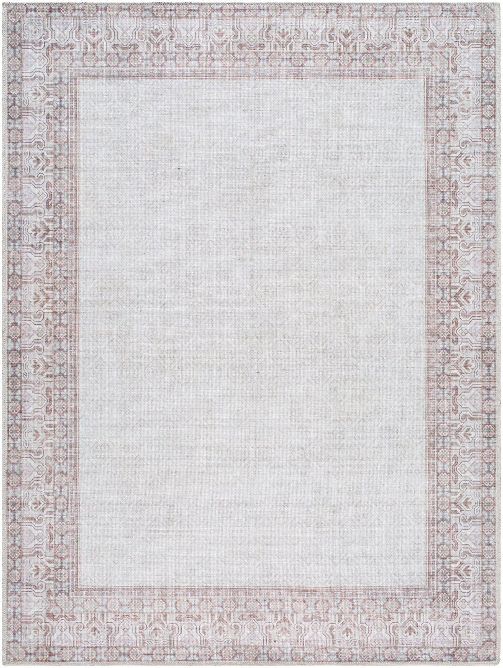 Livabliss Rainier Country Cottage Polyester Area Rug for Living and Dining Room Spaces Cream, Brown 10' x 14' PNWRN2307-1014