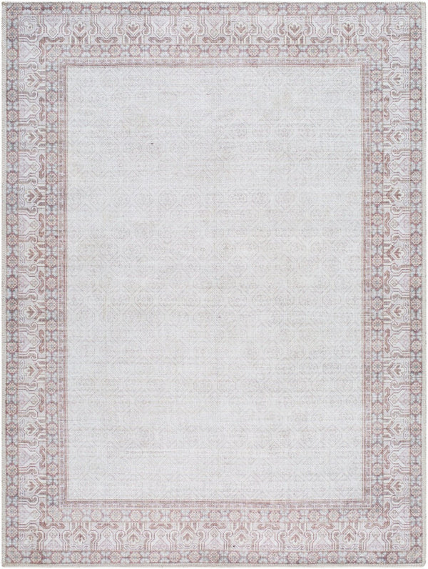 Livabliss Rainier Country Cottage Polyester Area Rug for Living and Dining Room Spaces Cream, Brown 10' x 14' PNWRN2307-1014