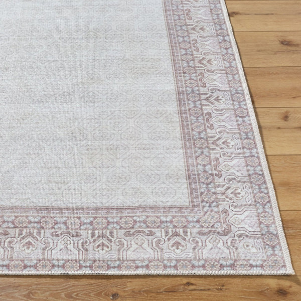 Livabliss Rainier Country Cottage Polyester Area Rug for Living and Dining Room Spaces Cream, Brown 10' x 14' PNWRN2307-1014