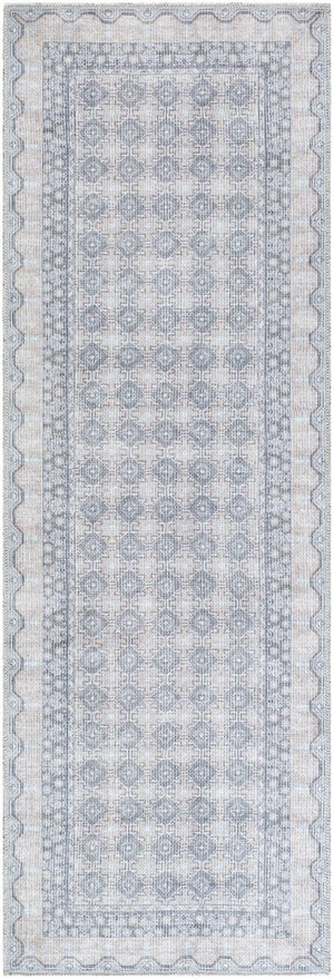 Livabliss Rainier Cottage Style Polyester Area Rug Woven in Turkey for Living and Dining Rooms Sage, Tan 2'7" x 7'10" PNWRN2311-27710