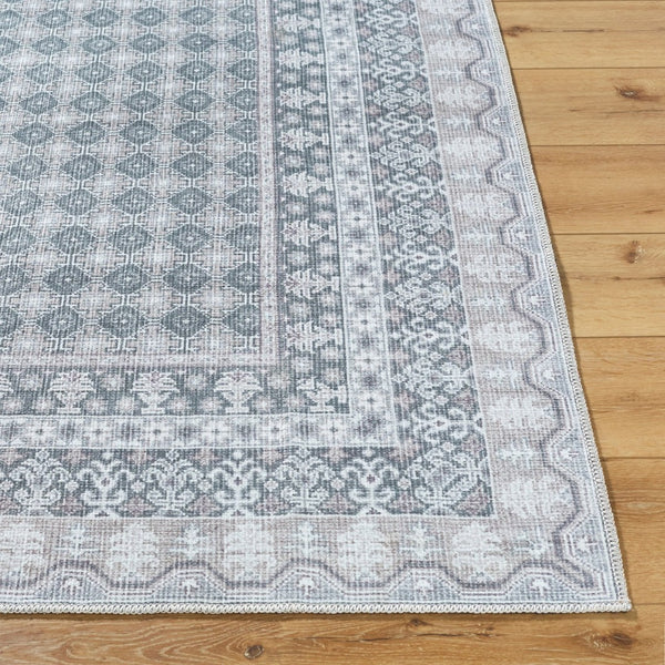 Livabliss Rainier Cottage Style Polyester Area Rug Woven in Turkey for Living and Dining Rooms Sage, Tan 10' x 14' PNWRN2311-1014
