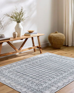 Livabliss Rainier Cottage Style Polyester Area Rug Woven in Turkey for Living and Dining Rooms Sage, Tan 10' x 14' PNWRN2311-1014