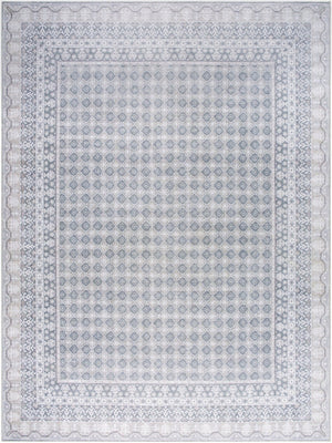 Livabliss Rainier Machine Woven Polyester Area Rug Country Cottage Style for Living Dining Rooms Dark Green, Lig 10' x 14' PNWRN2313-1014