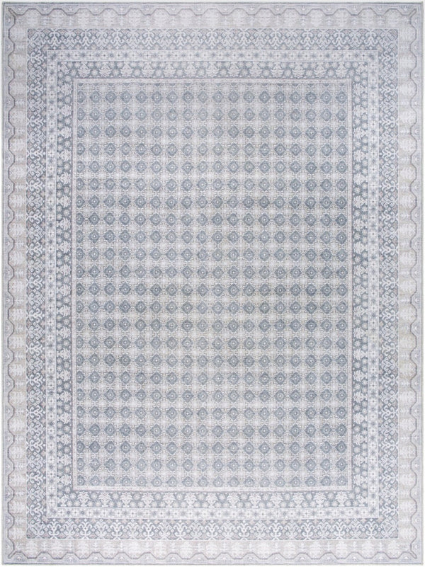 Livabliss Rainier Machine Woven Polyester Area Rug Country Cottage Style for Living Dining Rooms Dark Green, Lig 10' x 14' PNWRN2313-1014