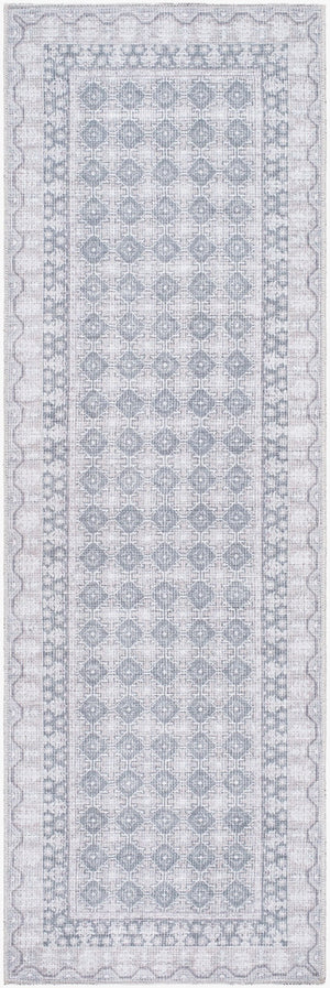 Livabliss Rainier Machine Woven Polyester Area Rug Country Cottage Style for Living Dining Rooms Dark Green, Lig 2'7" x 10' PNWRN2313-2710