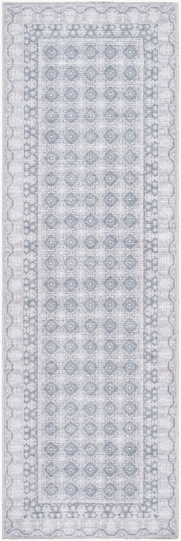 Livabliss Rainier Machine Woven Polyester Area Rug Country Cottage Style for Living Dining Rooms Dark Green, Lig 2'7" x 10' PNWRN2313-2710