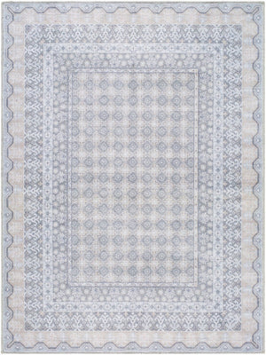 Livabliss Rainier Machine Woven Polyester Area Rug Country Cottage Style for Living Dining Rooms Dark Green, Lig 7'10" x 10'2" PNWRN2313-710102