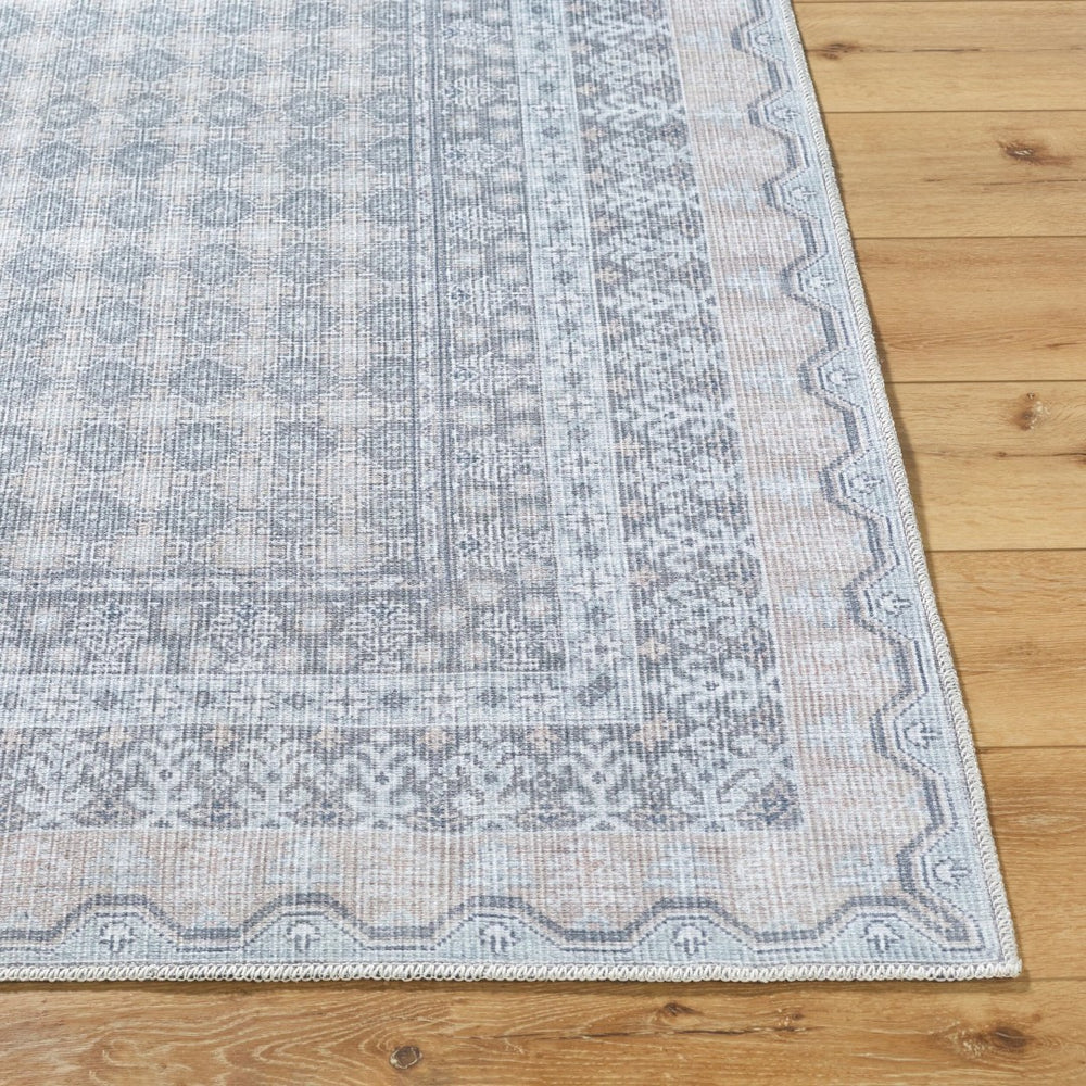 Livabliss Rainier Machine Woven Polyester Area Rug Country Cottage Style for Living Dining Rooms Dark Green, Lig 7'10" x 10'2" PNWRN2313-710102