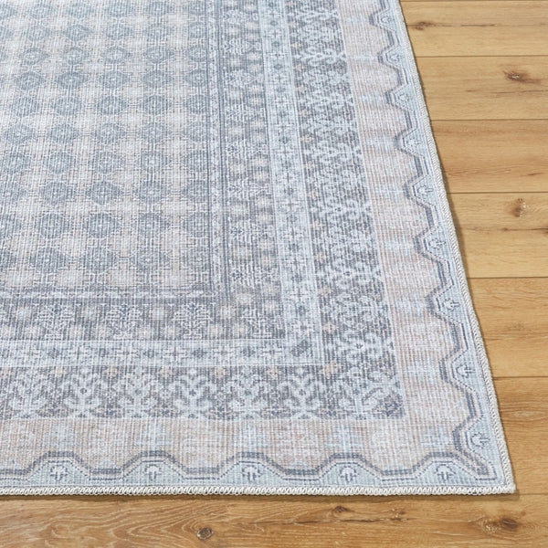 Livabliss Rainier Machine Woven Polyester Area Rug Country Cottage Style for Living Dining Rooms Dark Green, Lig 2'7" x 10' PNWRN2313-2710