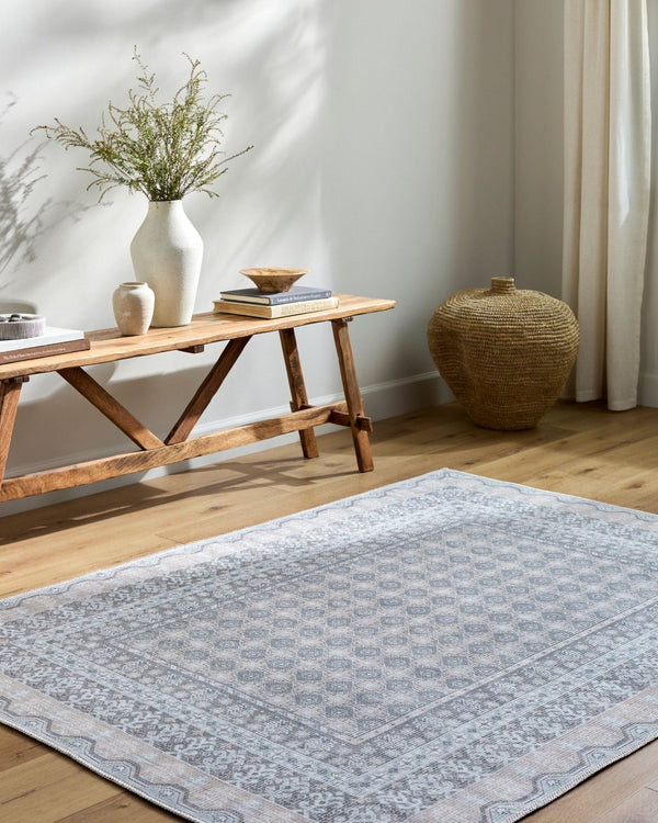 Livabliss Rainier Machine Woven Polyester Area Rug Country Cottage Style for Living Dining Rooms Dark Green, Lig 2'7" x 10' PNWRN2313-2710