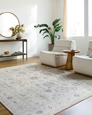 Livabliss Spokane Abstract Earthy Runner Rug Polyester Pile Hallway and Entryway Accent Ivory, Dusty Pi 5'2" x 7' PNWSP2300-527