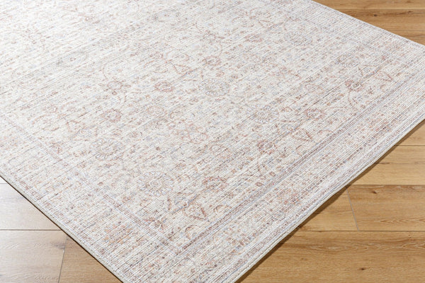 Livabliss Spokane Geometric Filigreed Runner Rug Woven Polyester Earthy Hallway Accent Light Beige, Ru 2'2" x 3'9" PNWSP2301-2745