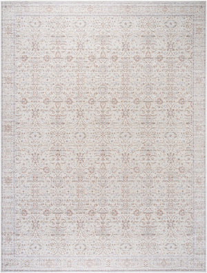 Livabliss Spokane Geometric Filigreed Runner Rug Woven Polyester Earthy Hallway Accent Light Beige, Ru 9'1" x 12' PNWSP2301-9112