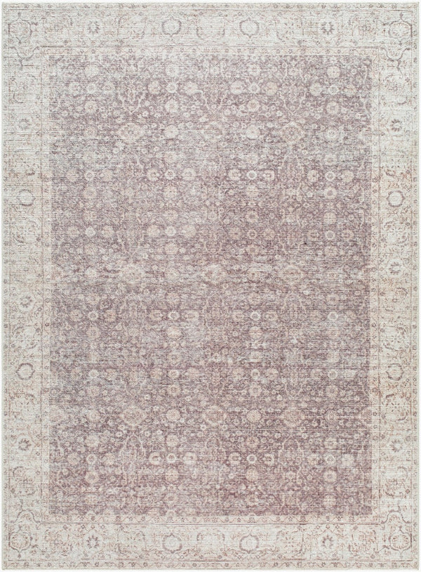 Livabliss Spokane Traditional Runner Rug Machine Woven Polyester for Hallways and Entryways Dark Brown, Cre 2'2" x 3'9" PNWSP2302-2745