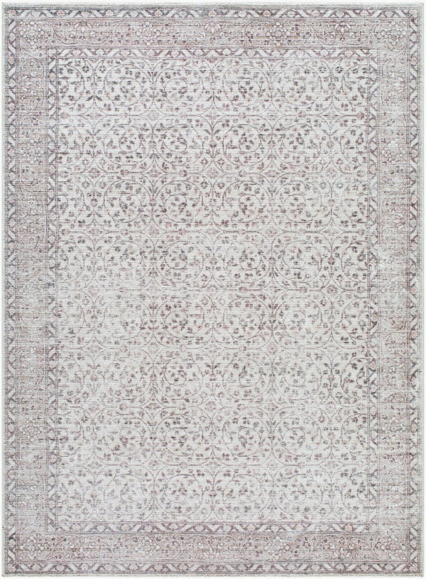 Livabliss Spokane Traditional Runner Rug Machine Woven Polyester for Hallways and Entryways Cream, Tan 9'1" x 12' PNWSP2304-9112