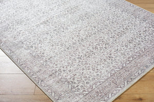 Livabliss Spokane Traditional Runner Rug Machine Woven Polyester for Hallways and Entryways Cream, Tan 2'7" x 12' PNWSP2304-2712