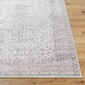 Livabliss Spokane Traditional Runner Rug Machine Woven Polyester for Hallways and Entryways Cream, Tan 2'7" x 12' PNWSP2304-2712