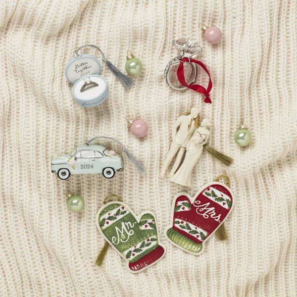 Lenox 2024 Silverplate Engagement Ring Ornament Metallic, NO COLOR MULTI 896056