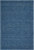 Nourison Perris PERR1 Handmade Woven No Border Indoor Only Contemporary  Rug Navy, Dark Blue 100% Wool 99446225214