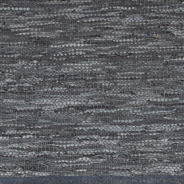 Surya Porter Glam Modern 2' X 3' Hand-woven Leather Rug - Unique Textured Design For Sophisticated Spaces Denim Leather Poe2300-23