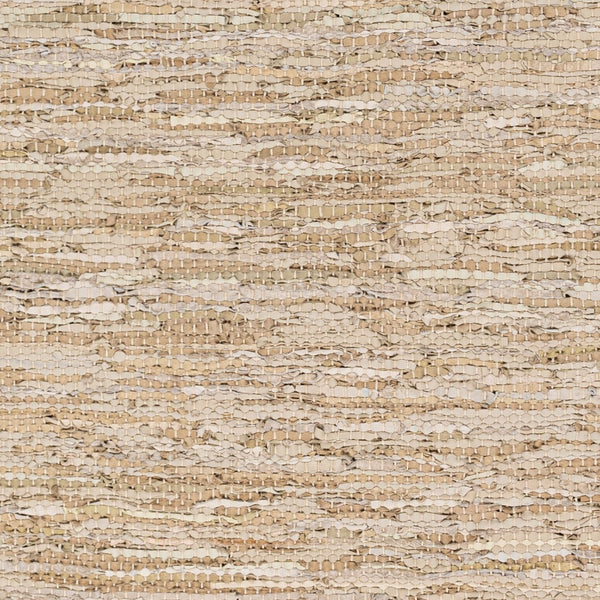 Surya Porter Glam Modern 2' X 3' Hand-woven Leather Rug - Unique Textured Design For Sophisticated Spaces Tan Leather Poe2302-810