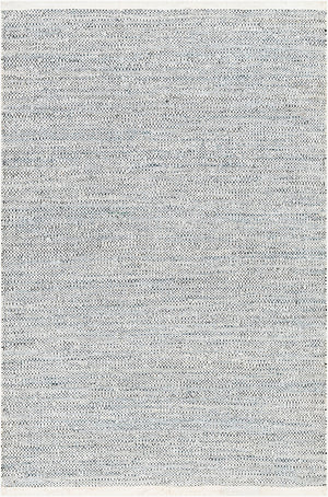 Surya Porter Glam Modern 2' X 3' Hand-woven Leather Rug - Unique Textured Design For Sophisticated Spaces Pale Blue Leather Poe2304-810