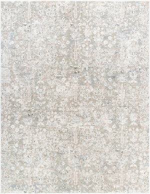 Livabliss Poetry Turkish Machine Woven Polyester Area Rug with Fringe for Living Rooms Cream, Light Sl 7'10" x 10'2" POI2300-710102