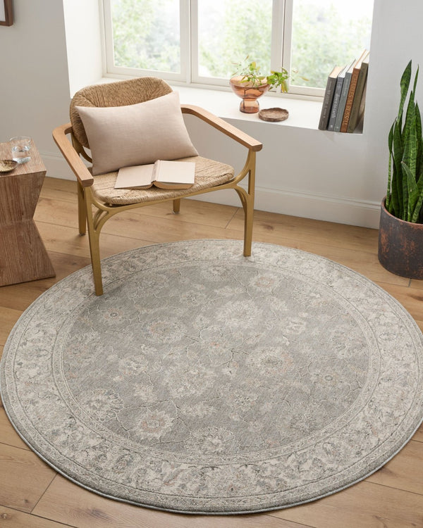 Livabliss Poetry Machine Woven Polyester Area Rug with Fringe Trim for Large Living Spaces Light Sage, Sla 6'7" x 9'6" POI2305-6796