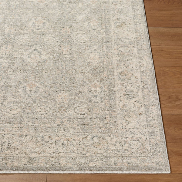 Livabliss Poetry Traditional Fringe Area Rug Turkish Woven Polyester for Living Room Bedroom Cream, Light Sa 12' x 15' POI2306-1215