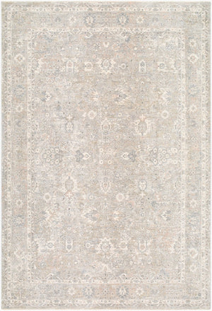 Livabliss Poetry Large Area Rug with Traditional Fringe Turkey Woven Polyester Living Room Cream, Light Be 9' x 12'2" POI2313-9122