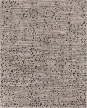 Surya Pokhara 10' X 14' Hand Knotted Rug – Elegant Global-inspired Design, Durable Viscose & Wool Construction Gray Viscose,Wool Pok2301-69