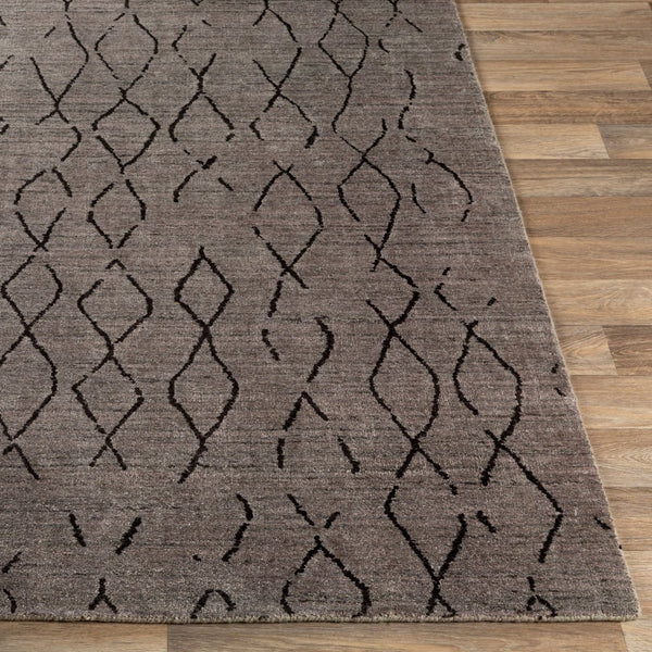 Surya Pokhara Hand Knotted Wool Viscose Area Rug Global Eclectic Pattern for Living Room POK2301-810