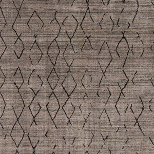 Surya Pokhara 10' X 14' Hand Knotted Rug – Elegant Global-inspired Design, Durable Viscose & Wool Construction Gray Viscose,Wool Pok2301-46