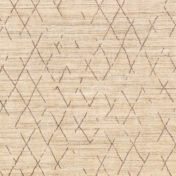 Surya Pokhara 10' X 14' Hand Knotted Rug – Elegant Global-inspired Design, Durable Viscose & Wool Construction Dark Brown Viscose,Wool Pok2302-23