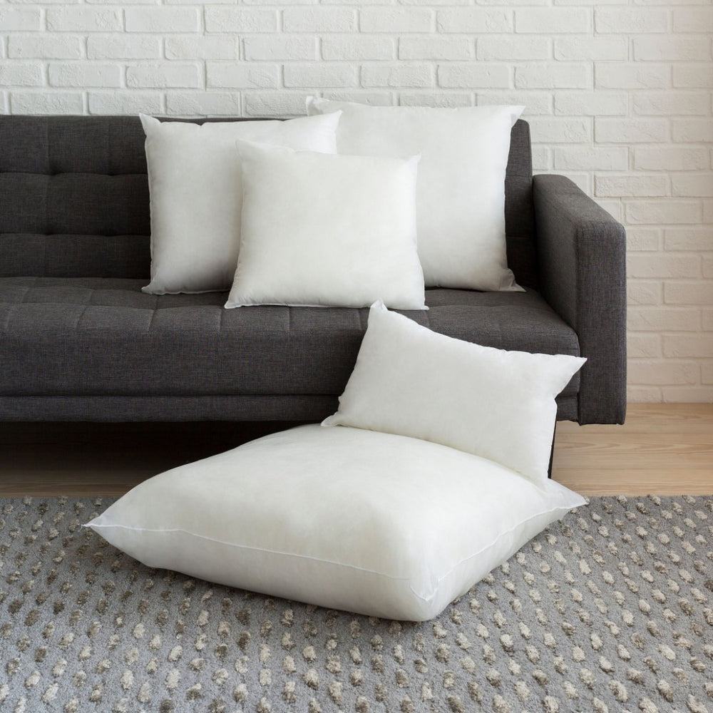 Surya Surya Poly Fill Pillow Insert Usa Made for Sofa Bed or Bench Accent Covers 16"L x 16"W Square POLY1616
