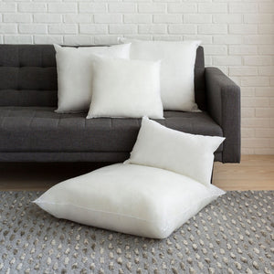 Surya Surya Poly Fill Pillow Insert Usa Made for Sofa Bed or Bench Accent Covers 16"L x 16"W Square POLY1616