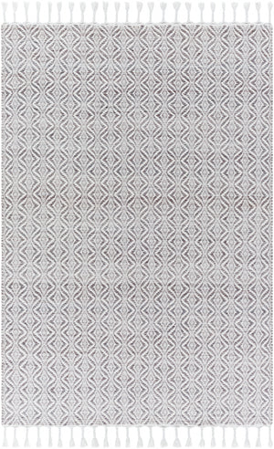 Peony PON-2300 9' x 12' Handmade Rug PON2300-912  Light Silver, Metallic - Silver, Off-White, Silver, Slate Surya