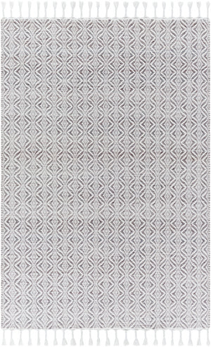 Peony PON-2300 9' x 12' Handmade Rug PON2300-912  Light Silver, Metallic - Silver, Off-White, Silver, Slate Surya