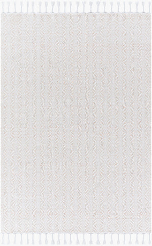 Livabliss Poetry Collection Elegant Machine Woven Area Rug – Durable, Stylish, And Perfect For High Traffic Areas Ivory,Blush,Pearl Recycled Pet Yarn Pon2302-69