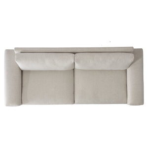 Bernhardt Hadley Fabric Sofa White,Cream Fabric P6287A