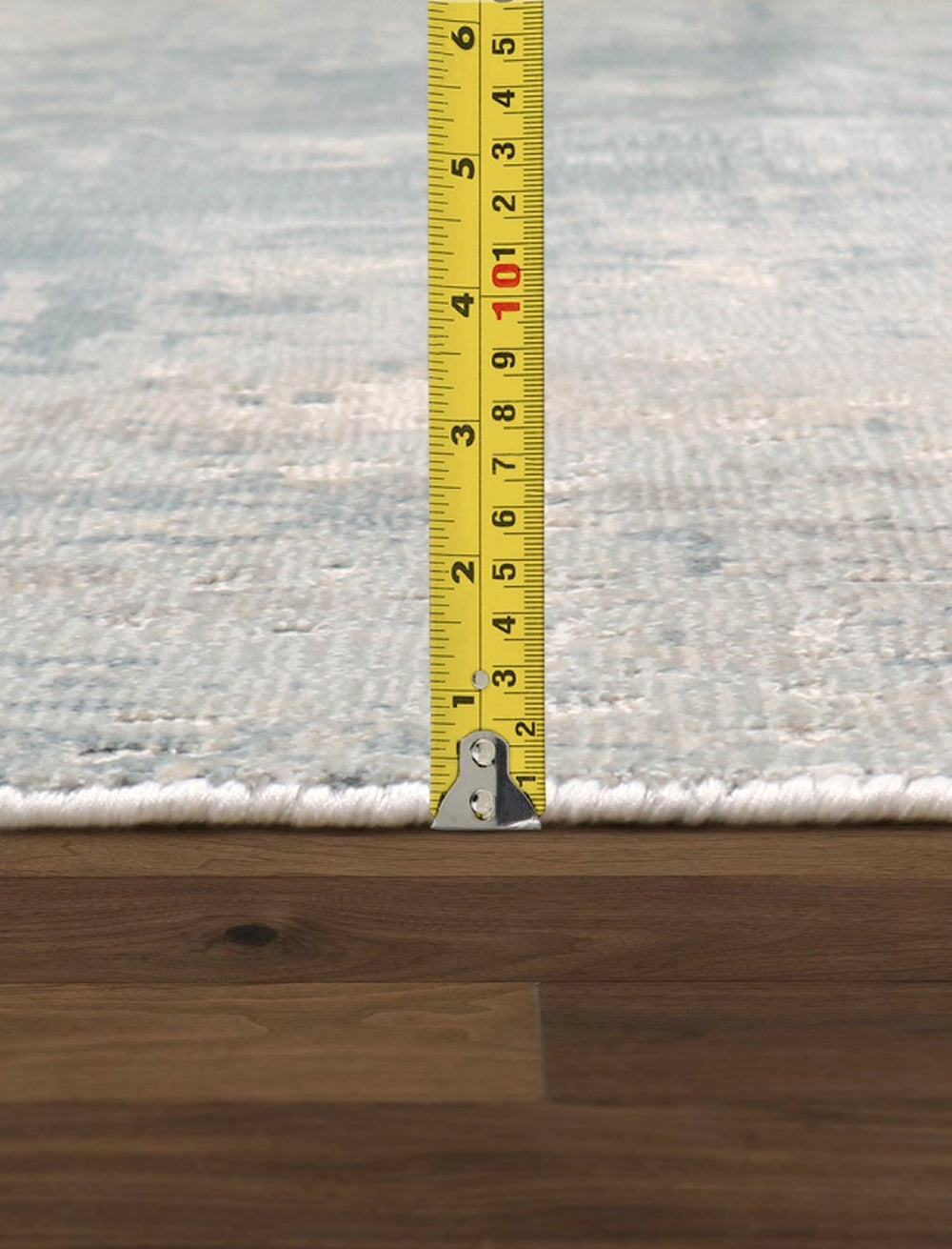 Pasargad Beverly Collection Hand-loomed Silk Rug - Modern Elegance With Abstract Tan Design   Pop-8010 6x9