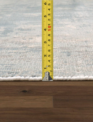 Pasargad Beverly Collection Hand-loomed Silk Rug - Modern Elegance With Abstract Tan Design   Pop-8010 6x9