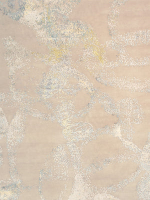 Pasargad Modern Collection Hand-knotted Silk & Wool Abstract Rug - Elegant Design For Sophisticated Homes   Pope-53 8x10