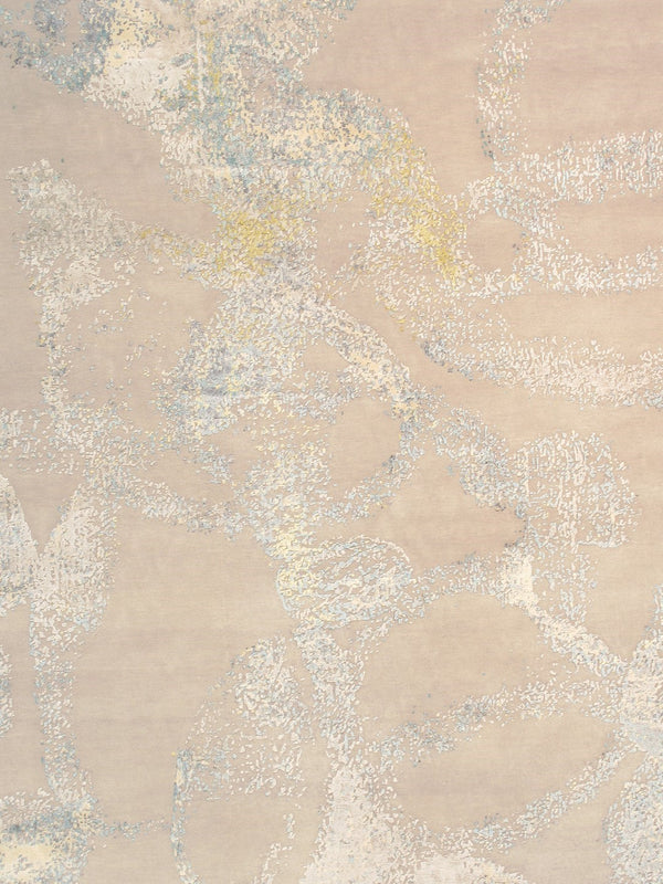 Pasargad Modern Collection Hand-knotted Silk & Wool Abstract Rug - Elegant Design For Sophisticated Homes   Pope-53 8x10