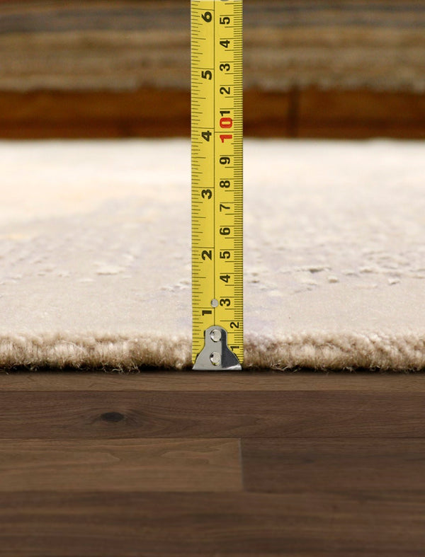 Pasargad Modern Collection Hand-knotted Silk & Wool Abstract Rug - Elegant Design For Sophisticated Homes   Pope-53 8x10