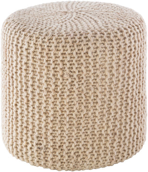 Prado POPF-001 16"H x 18"W x 18"D Pouf POPF001-181816 Livabliss Surya