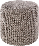 Prado POPF-002 16"H x 18"W x 18"D Pouf POPF002-181816 Livabliss Surya