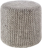 Prado POPF-003 16"H x 18"W x 18"D Pouf POPF003-181816 Livabliss Surya