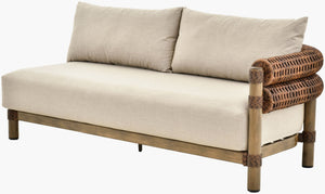 Surya Porta Outdoor Sectional Aluminum Frame Acrylic Upholstery Resort Patio Seating PORT006-283680